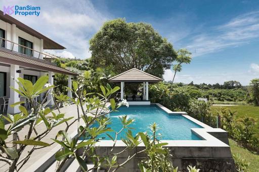 Beautiful Samui Sea View Villa Near Luxury Golf Club