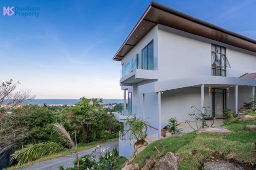 Contemporary Samui Sea View Pool Villa in Chaweng Hills