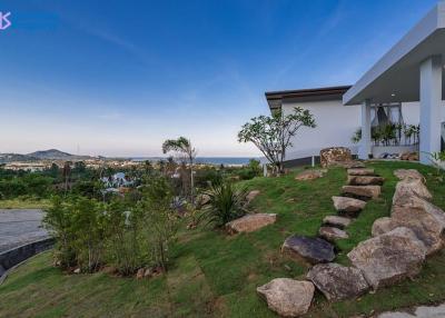 Contemporary Samui Sea View Pool Villa in Chaweng Hills