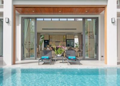 Modern pool villa at The Breeze