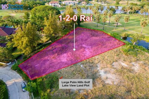 Large Lake View Land in Hua Hin at Palm Hills Golf Resort