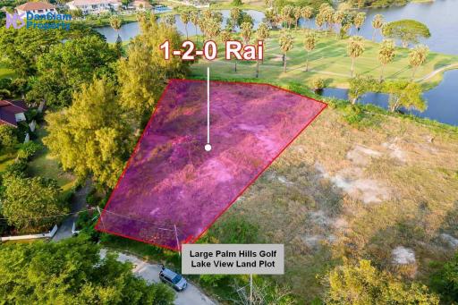 Large Lake View Land in Hua Hin at Palm Hills Golf Resort