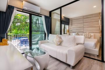 Comfortable 1-bedroom apartments, with pool view in The Title Residencies Naiyang project, on Nai Yang beach