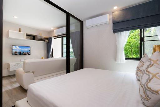 Comfortable 1-bedroom apartments, with pool view in The Title Residencies Naiyang project, on Nai Yang beach