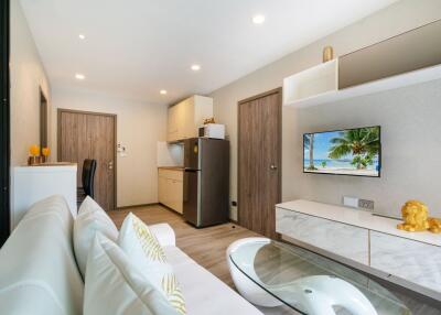 Comfortable 1-bedroom apartments, with pool view in The Title Residencies Naiyang project, on Nai Yang beach