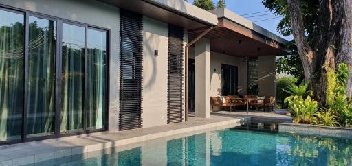 Stunning, large 3-bedroom villa, with pool view in Baan Bua Modern Zen project, on Nai Harn beach