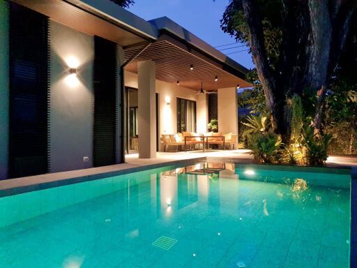 Stunning, large 3-bedroom villa, with pool view in Baan Bua Modern Zen project, on Nai Harn beach