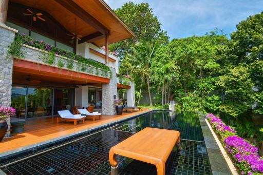 Chic, large 4-bedroom apartments, with sea view in Andara project, on Kamala Beach beach