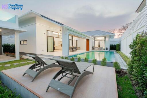 Brand-new Modern Pool Villa in Hua Hin at Baan View Khao