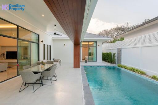 Brand-new Modern Pool Villa in Hua Hin at Baan View Khao