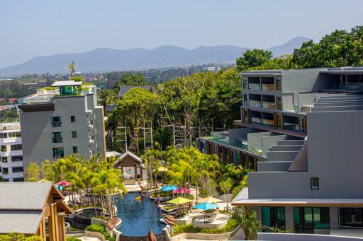 Cozy 2-bedroom apartments, with mountain view in Panora Surin project, on Surin Beach beach