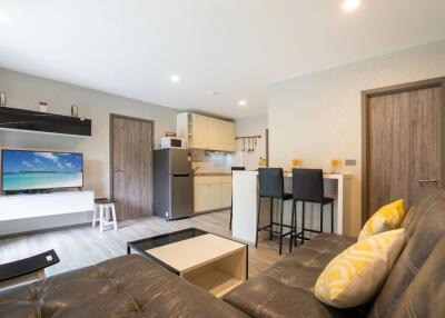 Cozy 1-bedroom apartments, with pool view in The Title Residencies Naiyang project, on Nai Yang beach