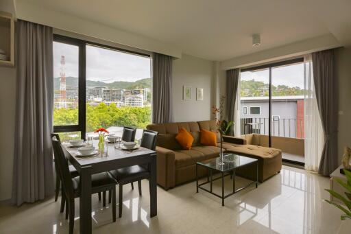 Chic 2-bedroom apartments, with mountain view in 6 Avenue project, on Surin Beach beach