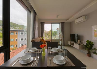 Chic 2-bedroom apartments, with mountain view in 6 Avenue project, on Surin Beach beach