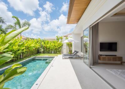 Amazing 3-bedroom villa, with pool view in Trichada Villas project, on Bangtao/Laguna beach