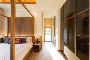 Comfortable 3-bedroom villa, with pool view, on Thalang beach