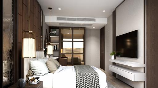 Luxury 3-bedroom apartments, with sea view in Bluepoint Condominiums project, on Patong Beach beach