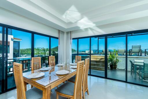 Amazing 3-bedroom penthouse, with sea view in Surin Sabai 2 project, on Surin Beach beach