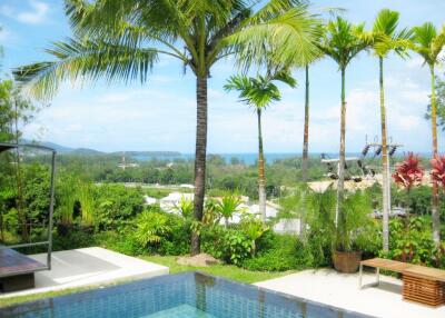 Gorgeous, large 3-bedroom villa, with sea view in The Villas Overlooking Layan project, on Bangtao/Laguna beach