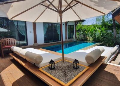 Amazing 3-bedroom villa, with pool view in The Salika Villas project, on Rawai beach