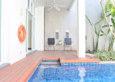 Gorgeous 3-bedroom villa, with pool view in Two Villas Oxygen Bangtao project, on Bangtao/Laguna beach