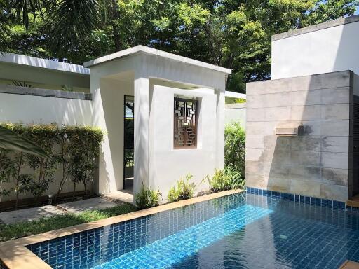 Luxurious 3-bedroom villa, with pool view in Two Villas Oxygen Bangtao project, on Bangtao/Laguna beach