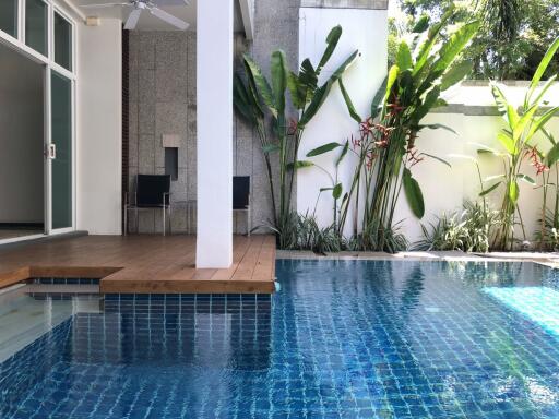 Luxurious 3-bedroom villa, with pool view in Two Villas Oxygen Bangtao project, on Bangtao/Laguna beach