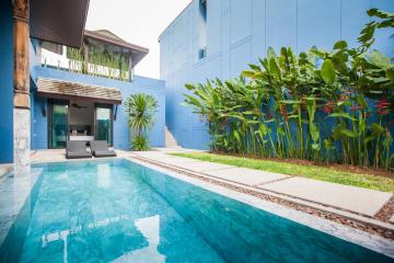 Comfortable 3-bedroom villa, with pool view in Wings project, on Bangtao/Laguna beach