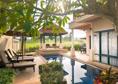Fashionable, large 4-bedroom villa, with pool view in Laguna Fairways project, on Bangtao/Laguna beach