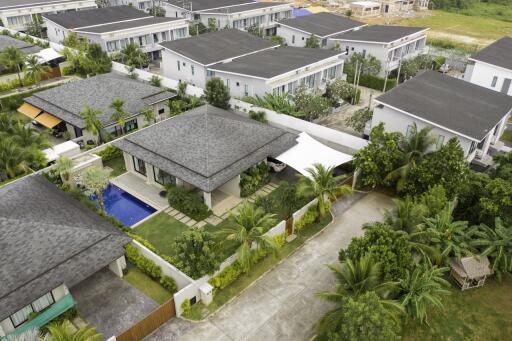 Luxurious 3-bedroom villa, with pool view in Peykaa Estate Villas project, on Bangtao/Laguna beach