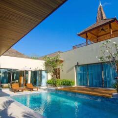 Stylish 3-bedroom villa, with pool view, on Bangtao/Laguna beach