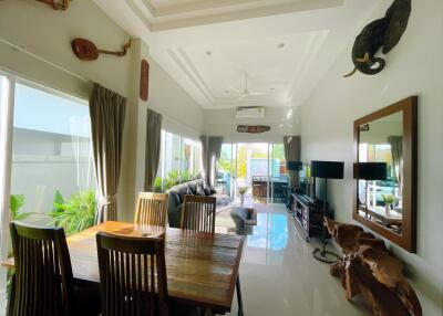 Comfortable 2-bedroom villa, with pool view in Ananda Lake View project, on Bangtao/Laguna beach