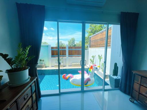 Comfortable 2-bedroom villa, with pool view in Ananda Lake View project, on Bangtao/Laguna beach