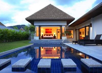 Stunning 3-bedroom villa, with pool view, on Rawai beach