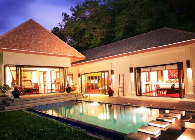 Stunning 3-bedroom villa, with pool view, on Rawai beach