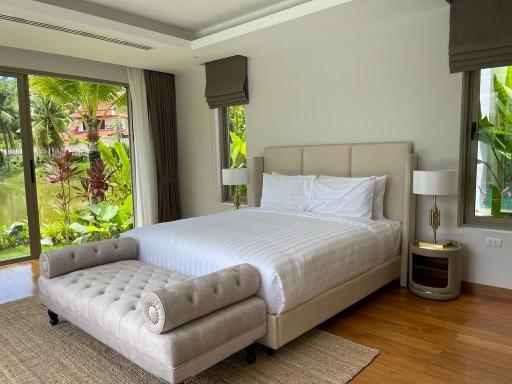 Cozy, large 3-bedroom villa, with garden view in Botanica Lake Side (Phase 9) project, on Bangtao/Laguna beach