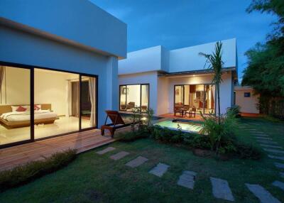 Luxurious 1-bedroom villa, with pool view in Seastone Pool Villas project, on Bangtao/Laguna beach