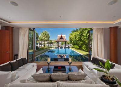 Stunning, large 5-bedroom villa, with sea view in Royal Phuket Marina project, on Koh Kaew beach