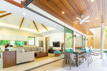 Comfortable 3-bedroom villa, with pool view in Ka villa project, on Rawai beach