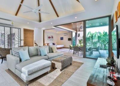 Comfortable 3-bedroom villa, with pool view in Ka villa project, on Rawai beach