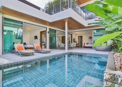 Comfortable 3-bedroom villa, with pool view in Ka villa project, on Rawai beach