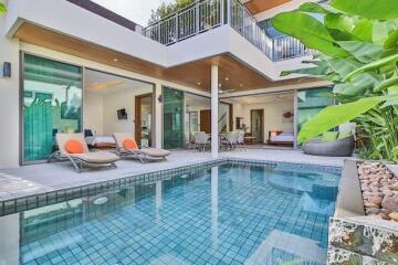 Comfortable 3-bedroom villa, with pool view in Ka villa project, on Rawai beach