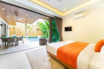 Comfortable 3-bedroom villa, with pool view in Ka villa project, on Rawai beach