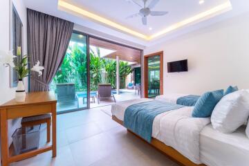 Comfortable 3-bedroom villa, with pool view in Ka villa project, on Rawai beach