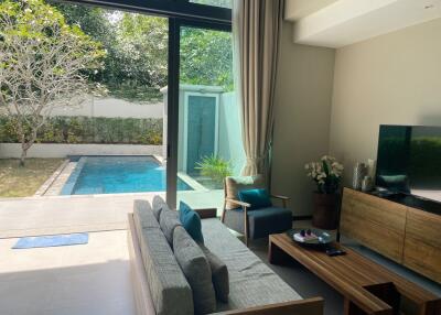 Chic 2-bedroom villa, with pool view in Baan Wana project, on Bangtao/Laguna beach