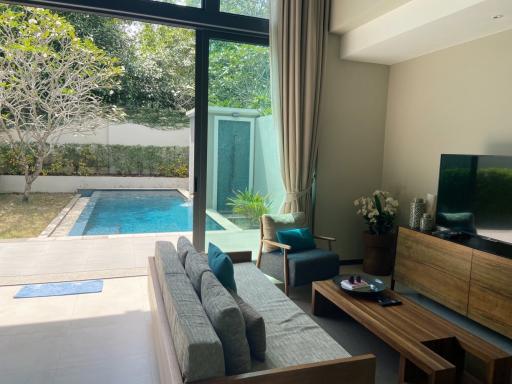 Chic 2-bedroom villa, with pool view in Baan Wana project, on Bangtao/Laguna beach