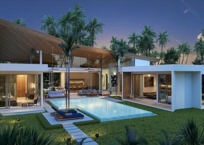 Stylish premium, spacious 4-bedroom villa, with pool view, on Bangtao/Laguna beach  ( + Video review)