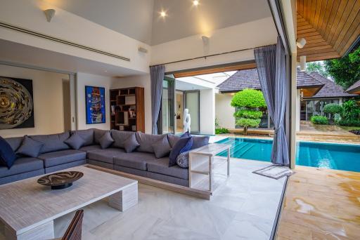 Astonishing, spacious 5-bedroom villa, with pool view in Layan Hills Estate project, on Bangtao/Laguna beach