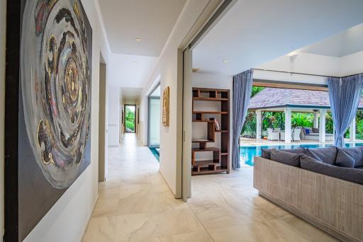 Astonishing, spacious 5-bedroom villa, with pool view in Layan Hills Estate project, on Bangtao/Laguna beach