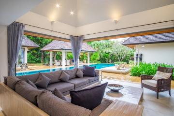 Astonishing, spacious 5-bedroom villa, with pool view in Layan Hills Estate project, on Bangtao/Laguna beach